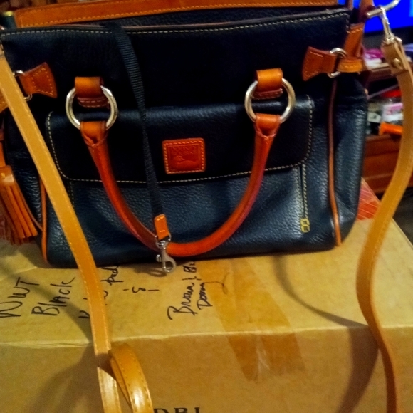 DOONEY AND BOURKE STACHEL WITH LONG STRAP - Picture 1 of 7